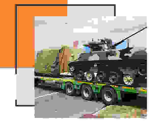 Перевозка военной техники в Черняховске