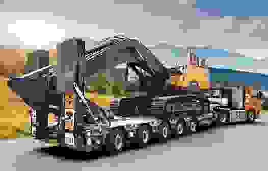 Негабаритная перевозка с учетом высоты в Черняховске