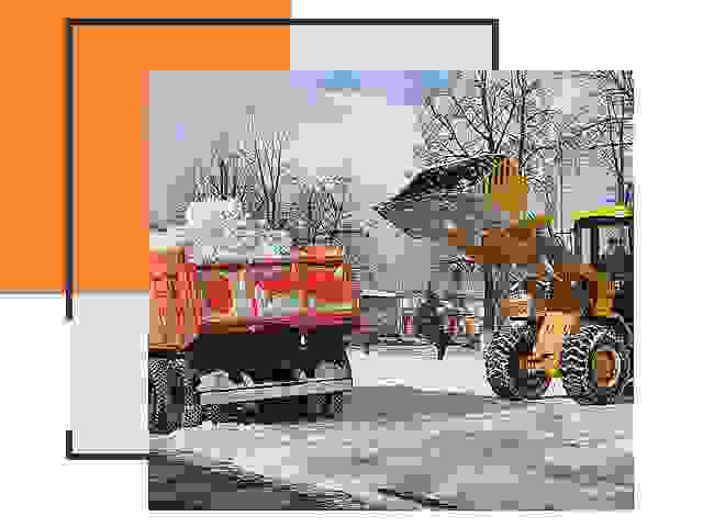 Вывоз снега в Черняховске